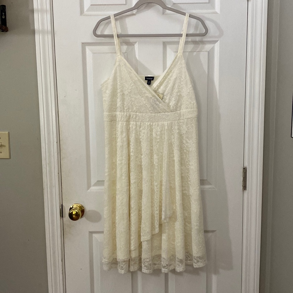 Torrid ivory lace dress